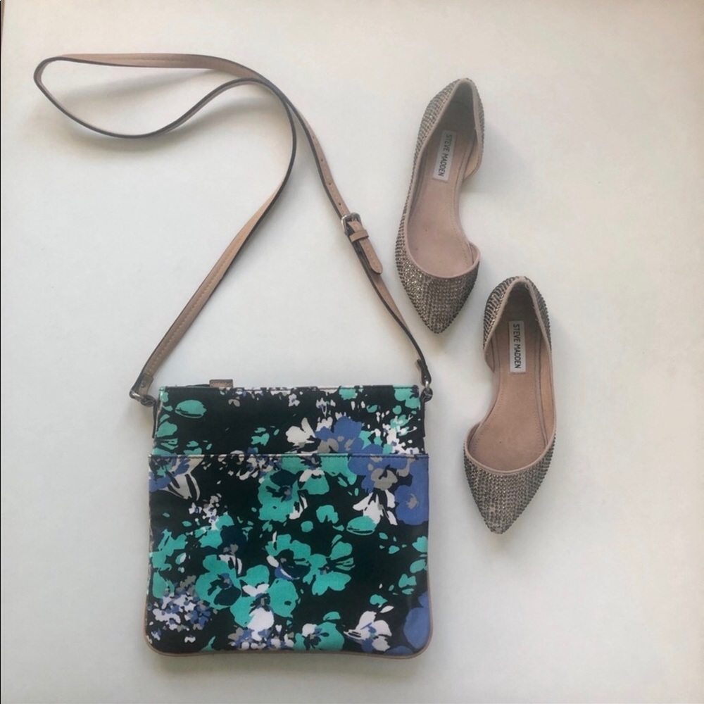 Merona Floral Shoulder Purse